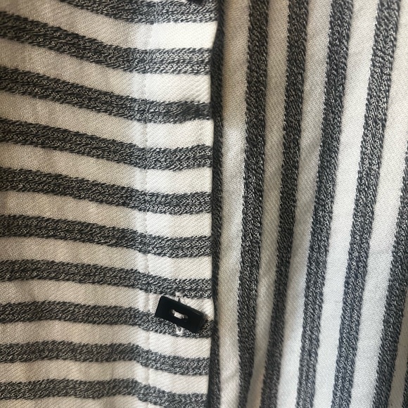 Soft Surroundings Black and White Striped Top - Picture 2 of 4